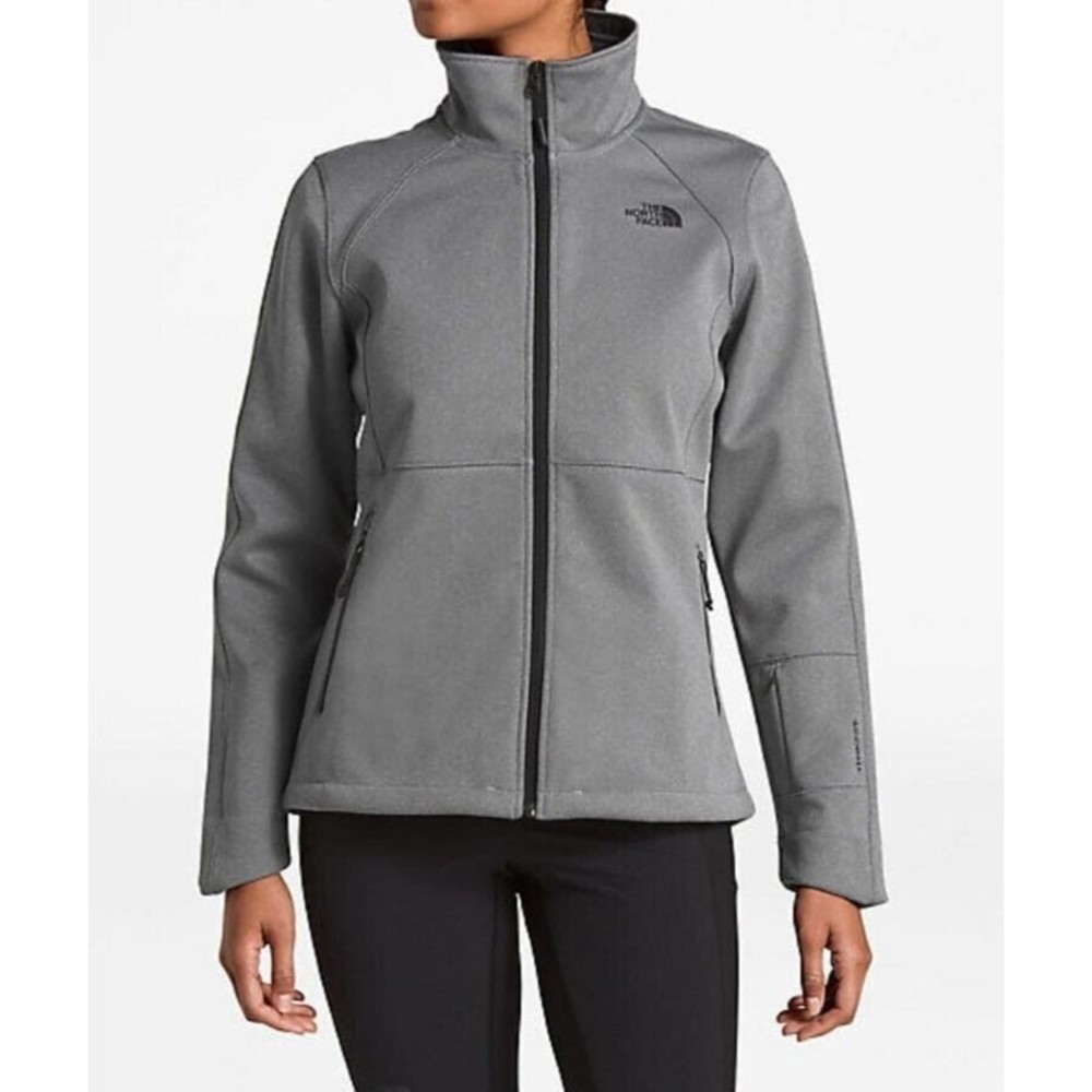 The North Face Women's S/P Apex Risor Grey Jacket Full Zipper